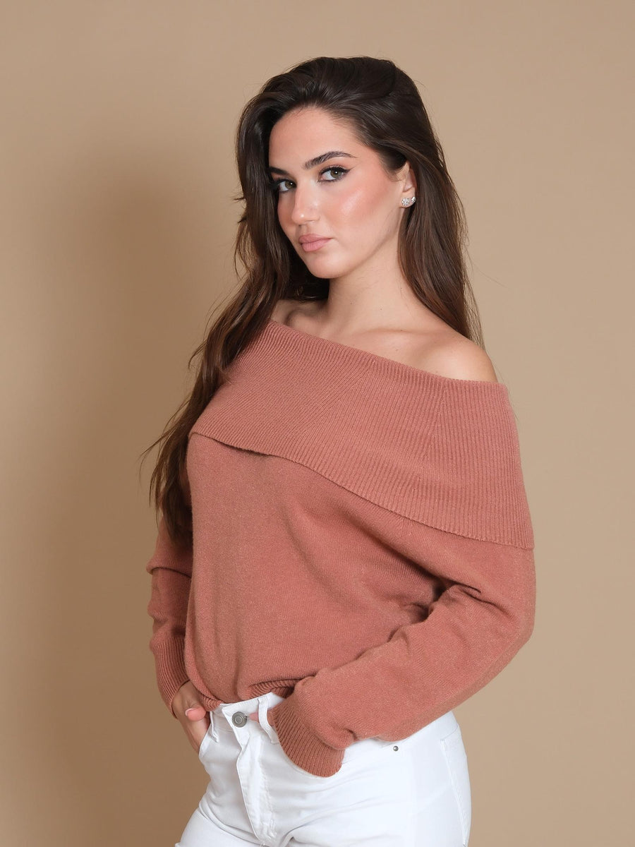 Maglione Armoire scollo a barca rosaterra IT1425 ROSATERRA Armoire 