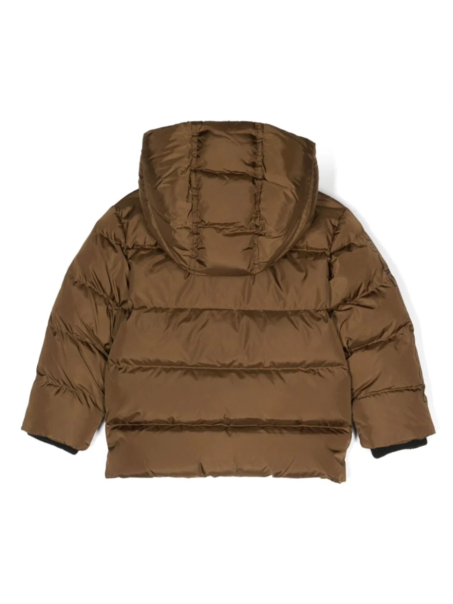 Giubbino neonato marrone imbottito unisex DQ1788D00BN DQ769 Dsquared 