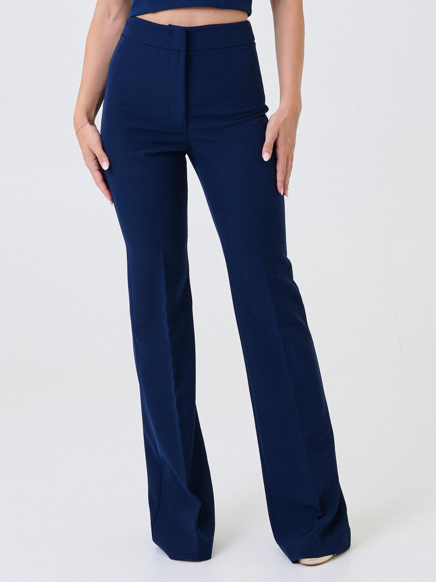 Pantalone "flare" Silence Limited blu navy NP2003GOLD NAVY Silence Limited 