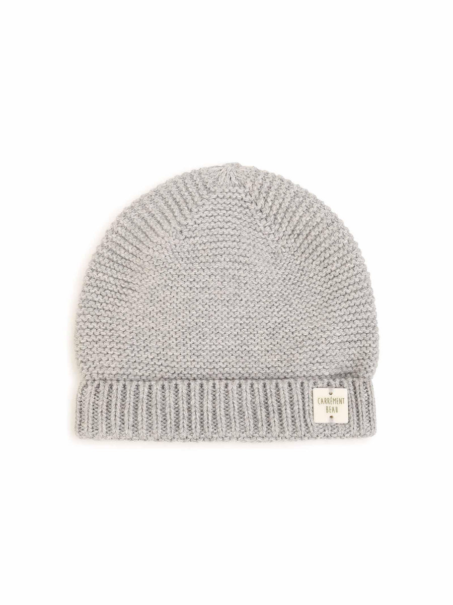 Set cappello e babbucce grigio Y98218 A06 Carrement Beau 