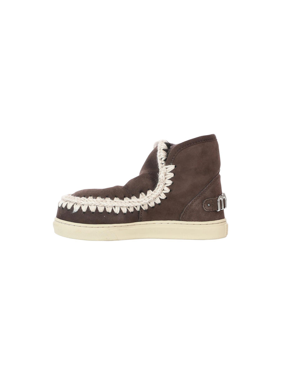 Sneakers marrone mocha con logo rilievo FW111008A MOCHA Mou 