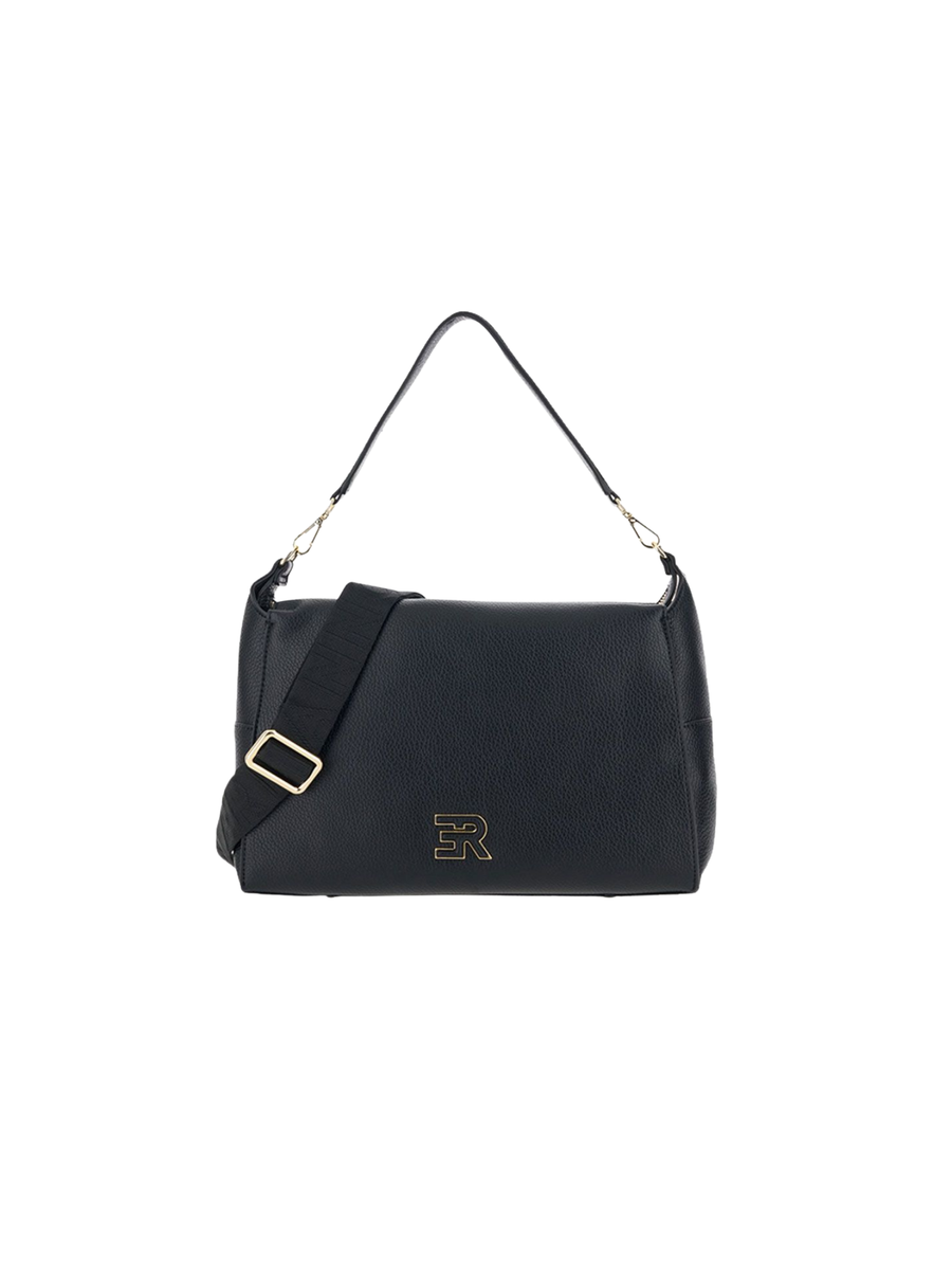 Borsa "Small Hobo Victoria" Ermanno Scervino nera 12402014 BLACK Ermanno Scervino 