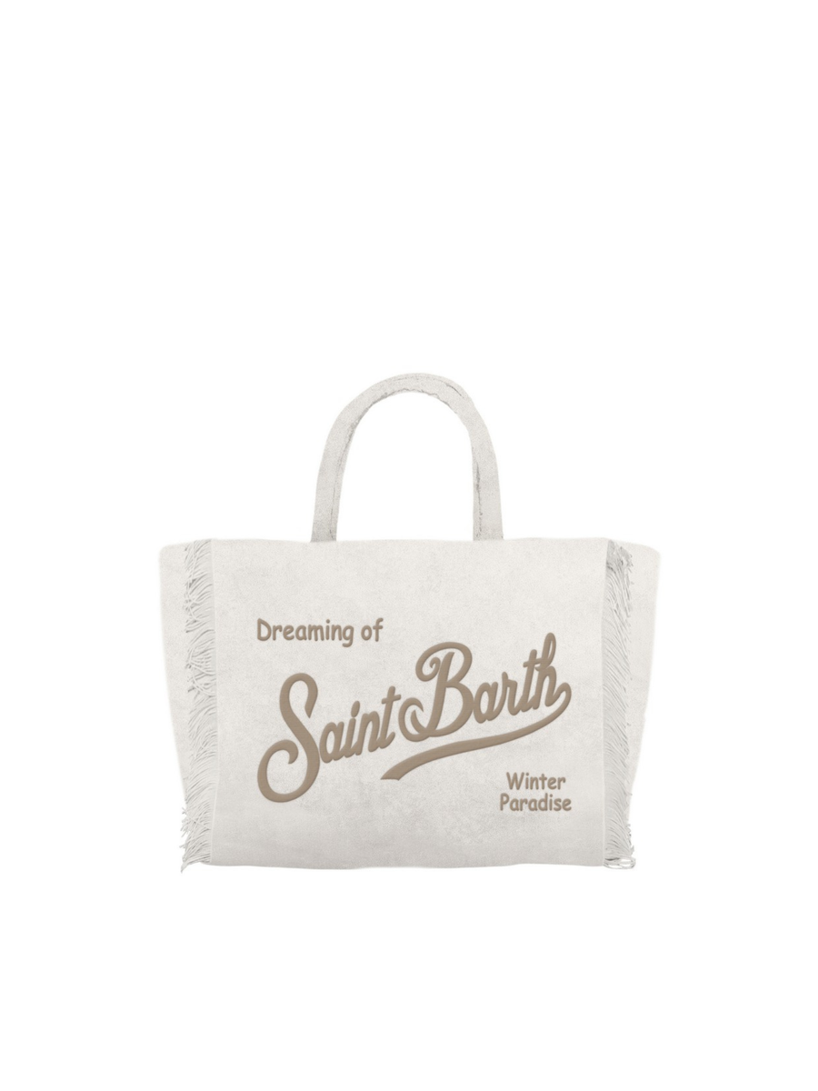 Borsa Vanity mini "18 emb" Saint Barth bianca VAMI027 01320I MC2 SAINT BARTH 