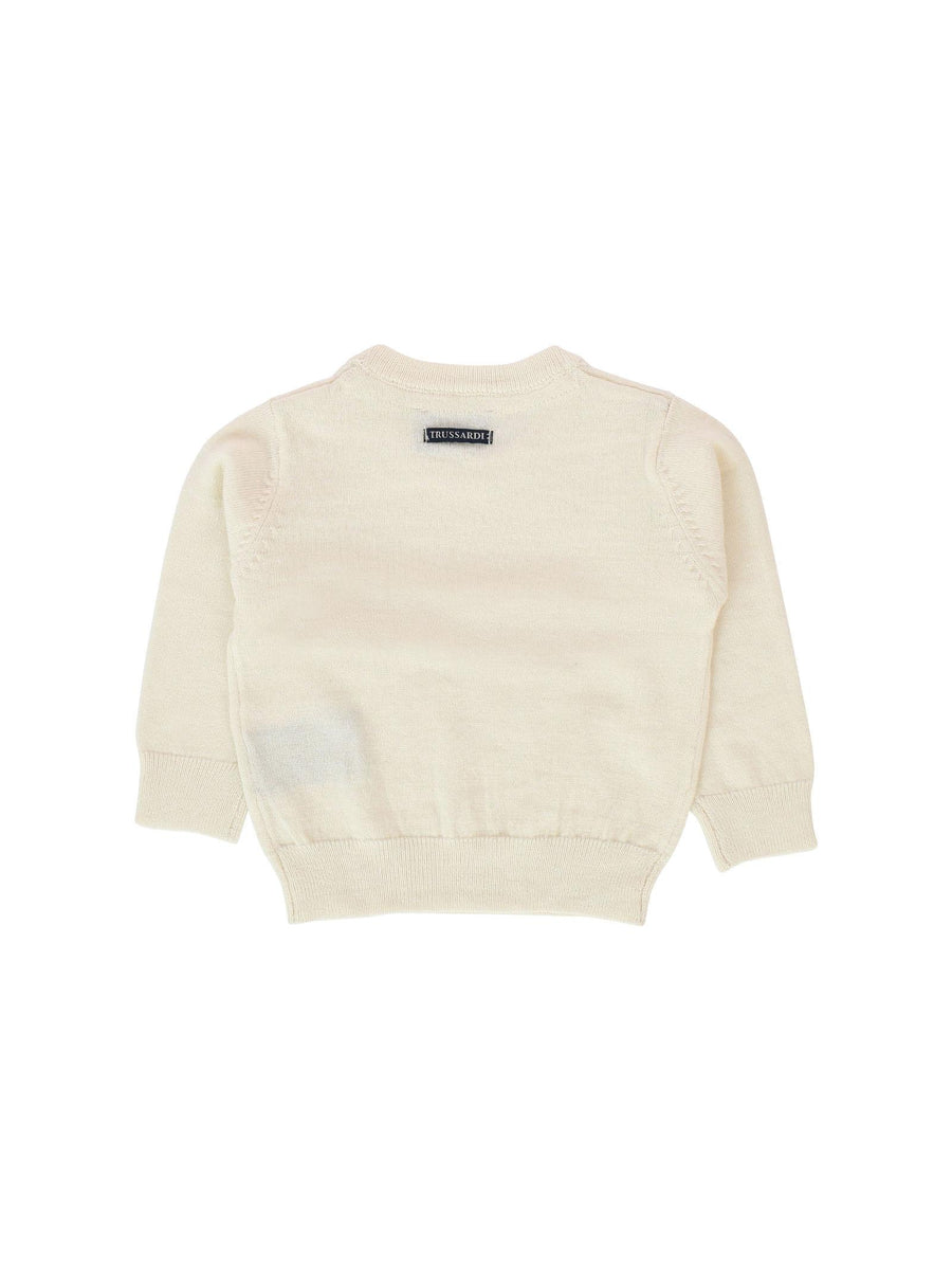 Maglioncino latte in misto lana TIA23030MA MILK Trussardi 