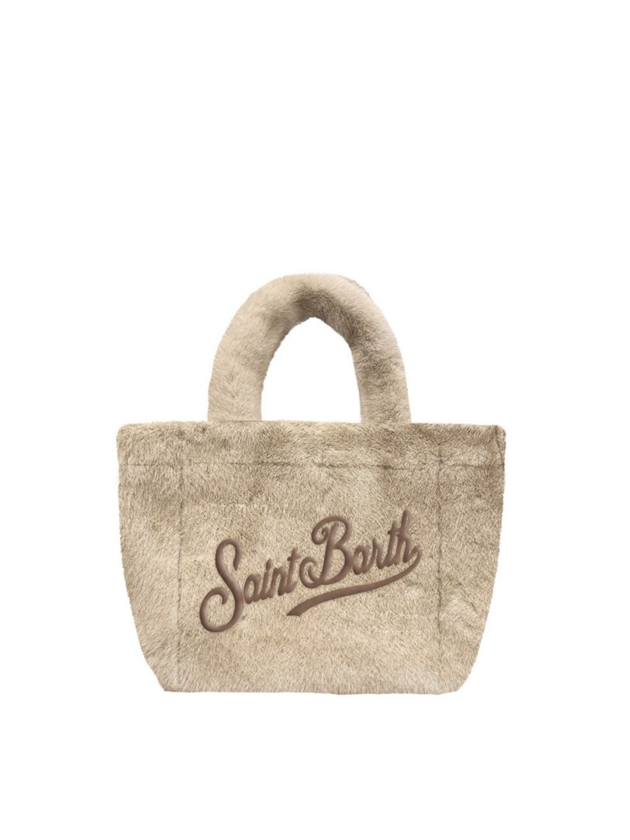Borsa Colette "soft fur" Saint Barth beige COL0033 00289I MC2 SAINT BARTH 