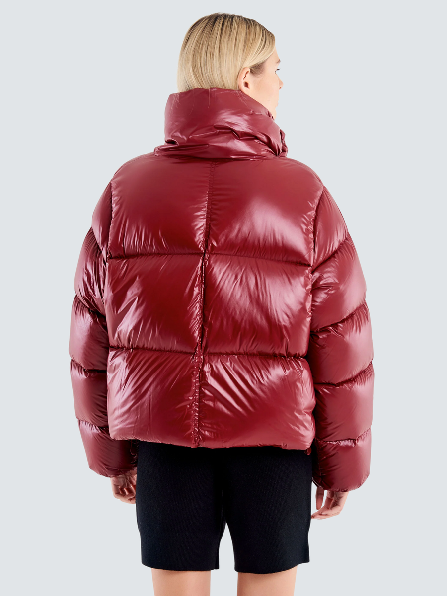 Giubbino Vicolo bordeaux con collo asimmetrico TF0082 BORDEAUX Vicolo 