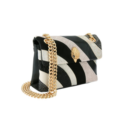 Borsa "Mini Kensington" Kurt Geiger nero e bianco 365 UNI Kurt Geiger 