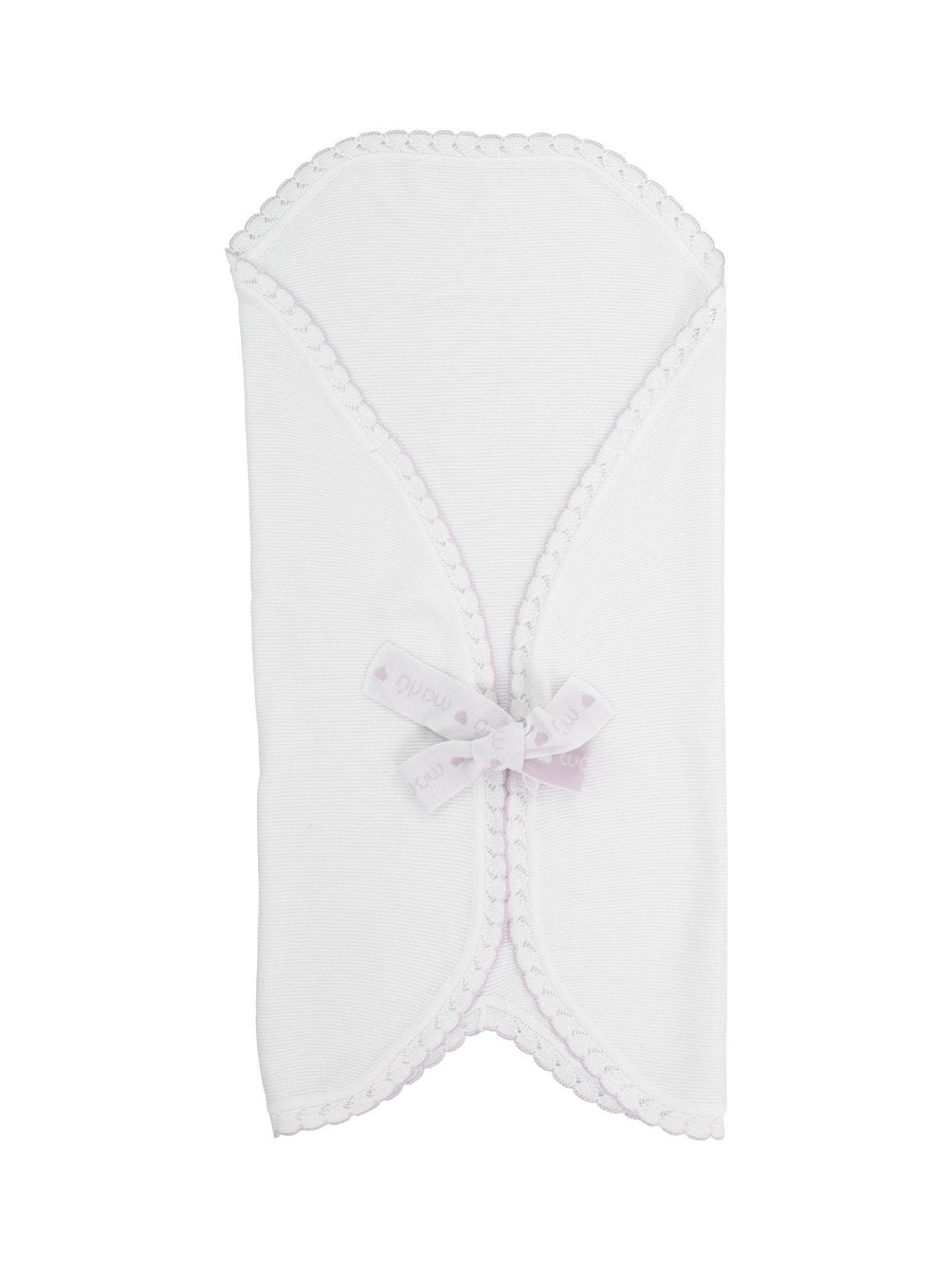 Coperta cuore bianco lavanda ELCUORE 139 Marlù 