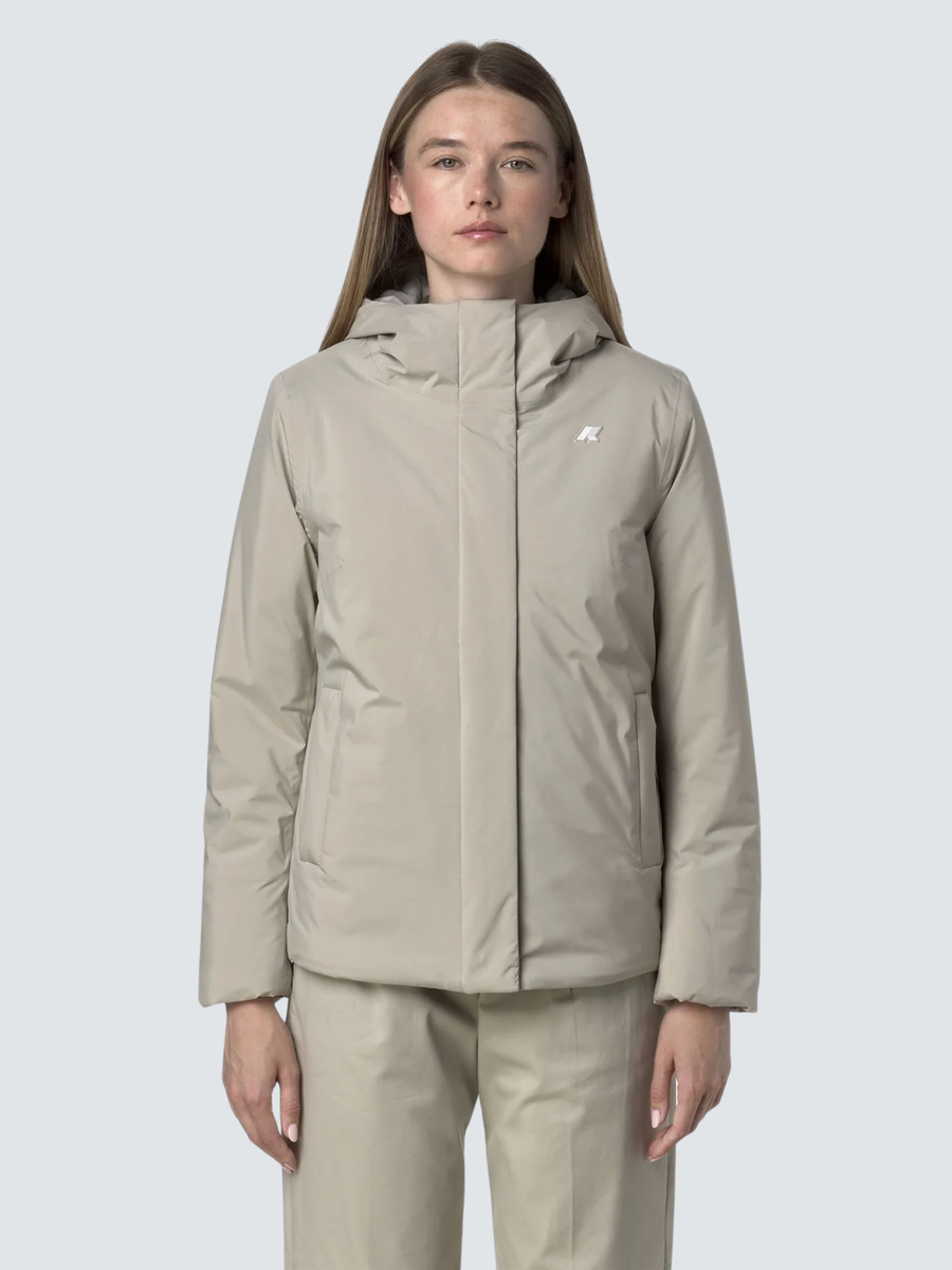 Giubbino "Lil Soft Touch Marmotta" K-Way beige K71324W B2X K-WAY 