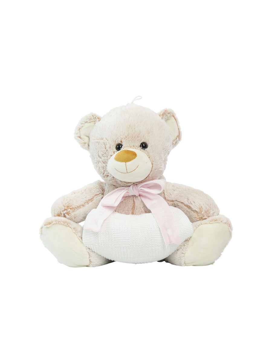 Teddy con coperta bianca ELTEDDYMARLU 103 Marlù 