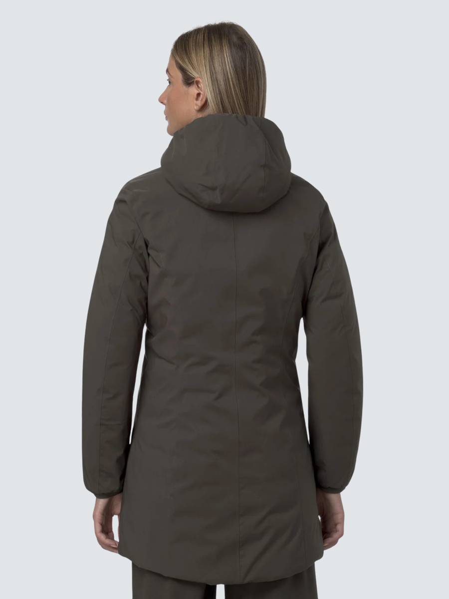 Giubbino "Denise St Thermo Reversible" K-Way verde oliva K8134CW B42 K-WAY 