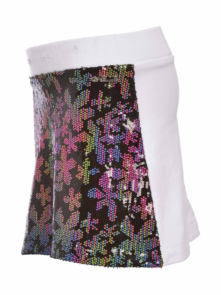 Gonna in tuta con paillettes GF0543 WHI Gaelle 