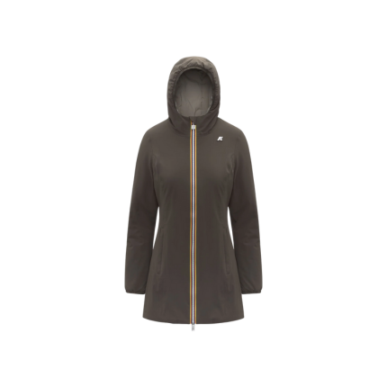 Giubbino "Denise St Warm Reversible" K-Way verde oliva K6128UW B42 K-WAY 