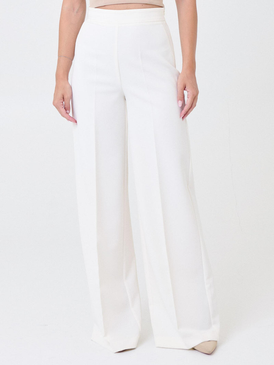 Pantalone ampio Silence Limited bianco latte SLPA019GOLD MILK Silence Limited 