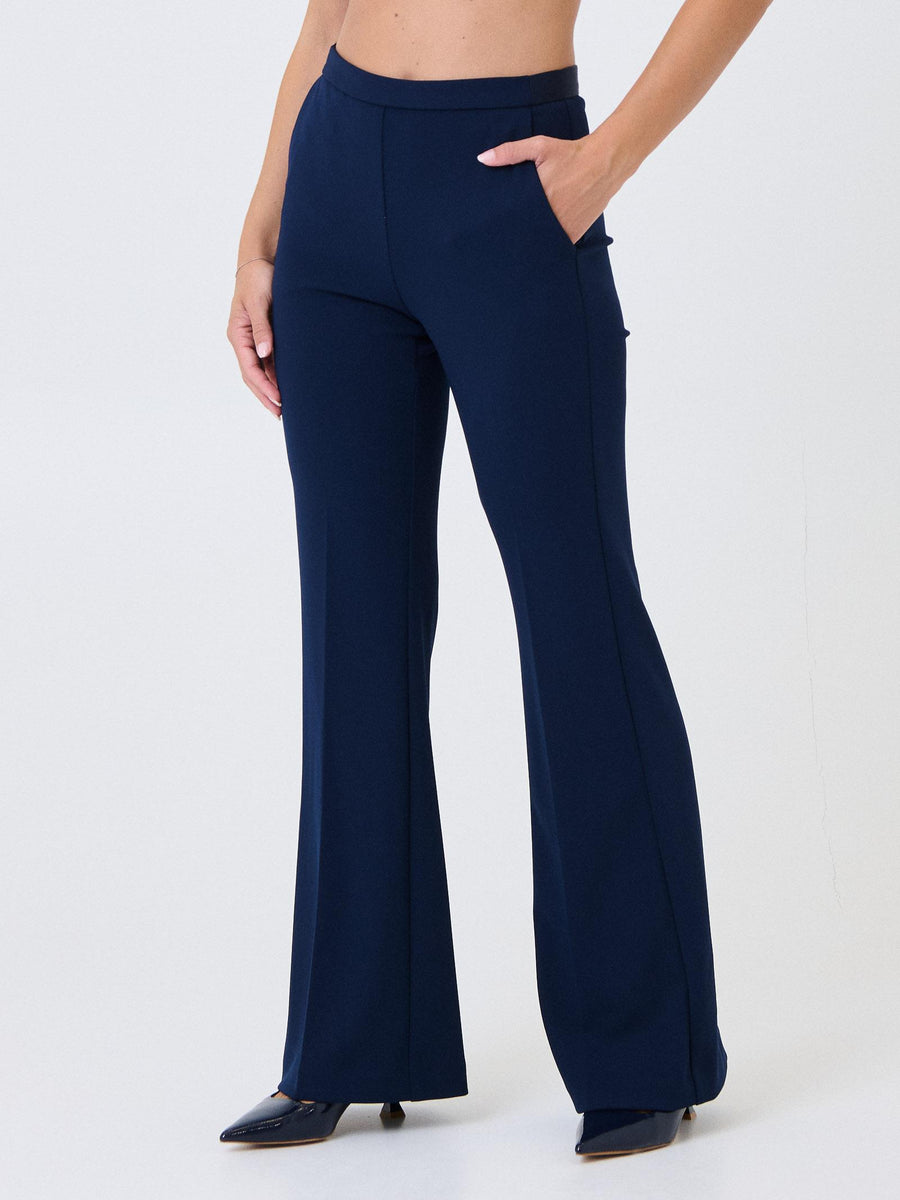 Pantalone a zampa Imperial blu P3E9KAW BLU Imperial 