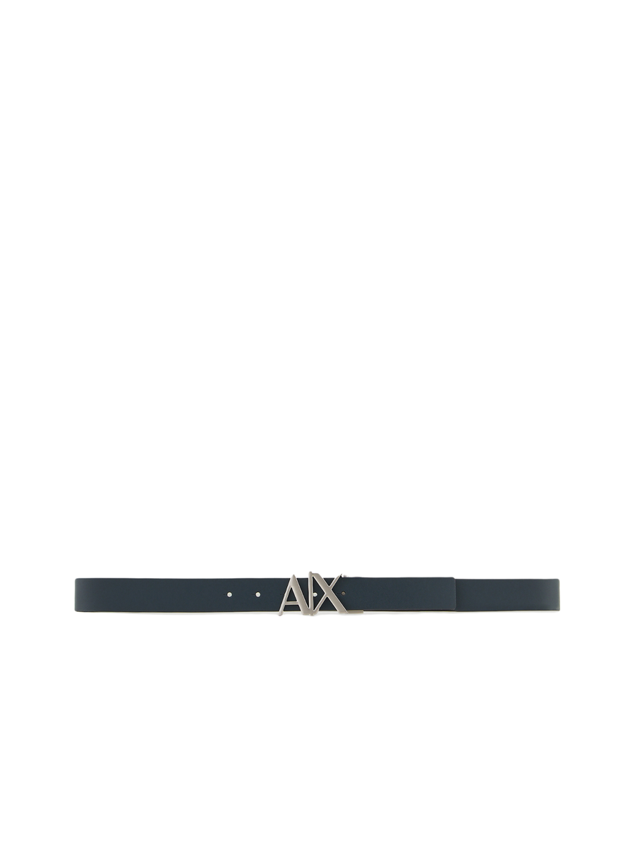 Cintura Armani Exchange nera con fibbia logo AX 951017CC505 01538 Armani Exchange 