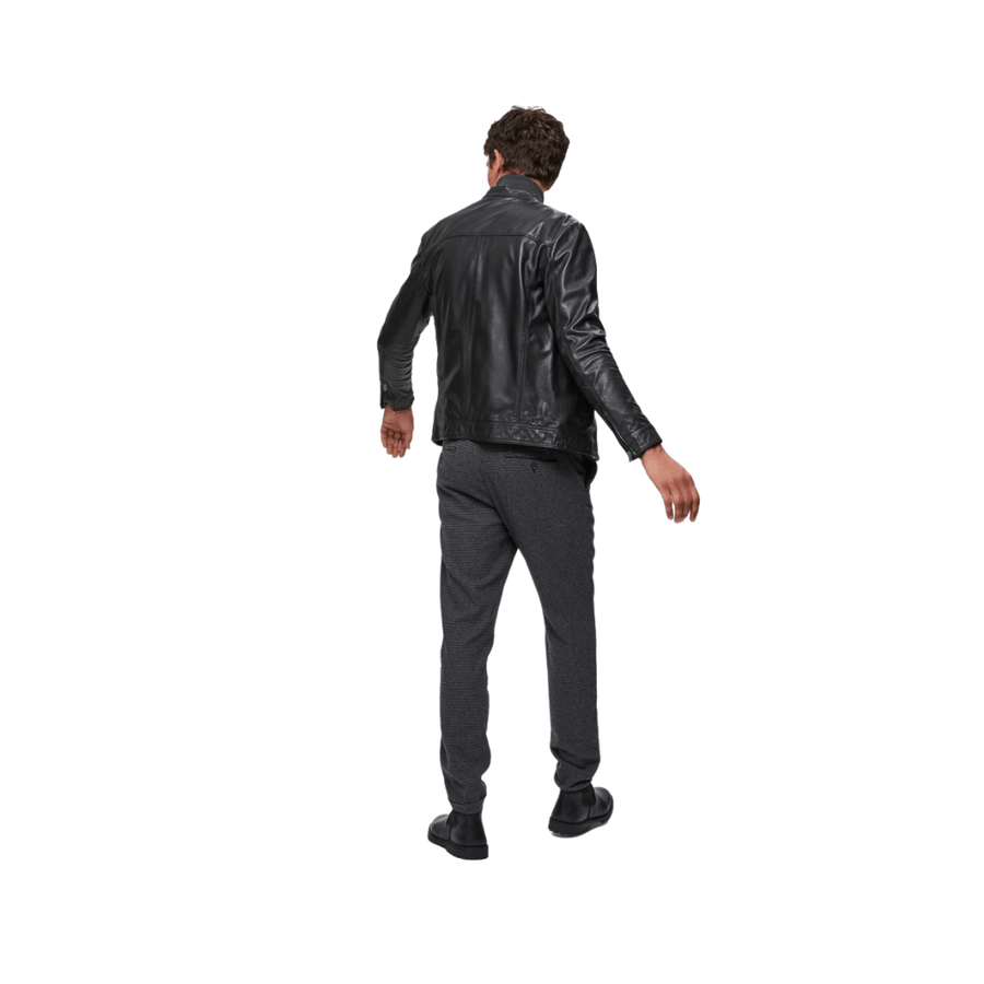 Giubbino pelle nero Selected 16067129 BLK Selected 