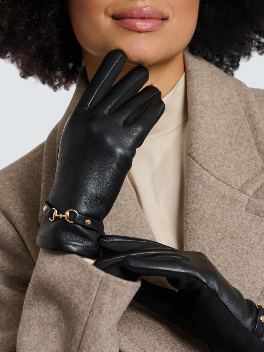 Guanti "Havila gloves" Rino & Pelle neri Havila.7502512 Black Rino & Pelle 