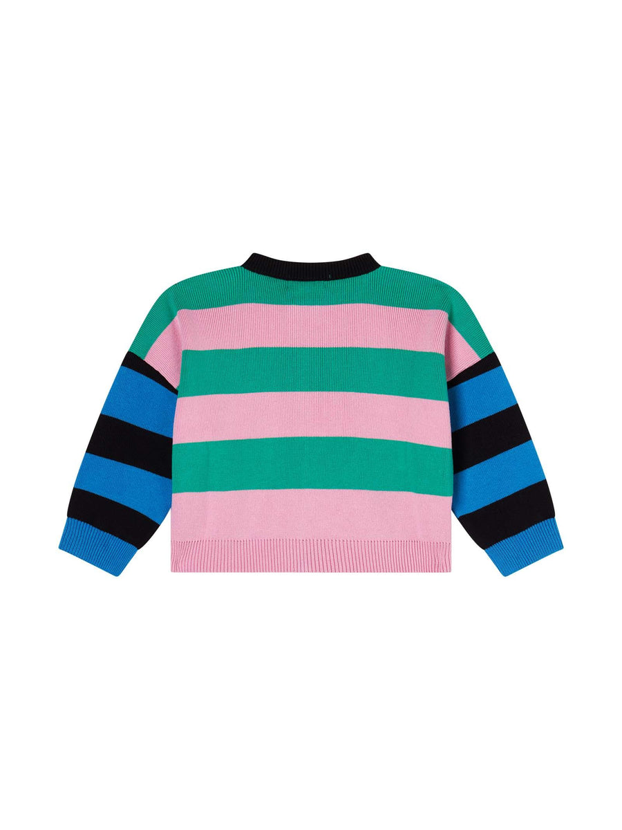 Cardigan a strisce con zip TT9B60Z1562 999 Stella McCartney 