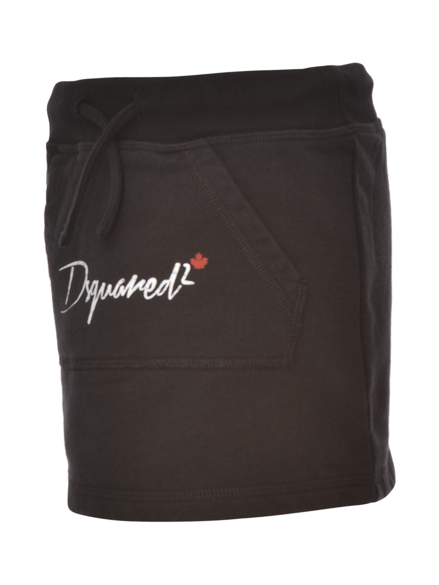 Gonna in tuta nera DQ1201D002Y DQ900 Dsquared 