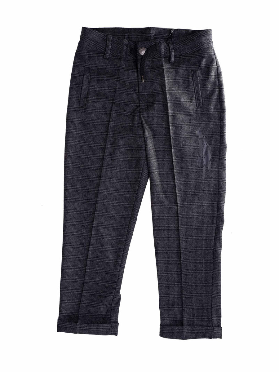 Pantalone grigio principe di galles John Richmond RBA20243PA GREY John Richmond 