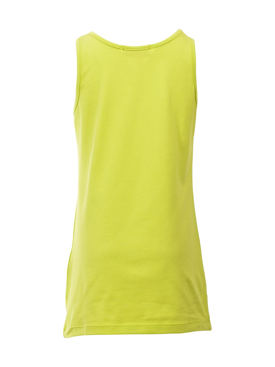 Abito giallo lime giromanica V0585 LIME Gaelle 