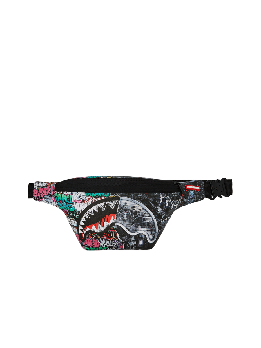 Marsupio "Split Cybershark Savvy Crossbody" Sprayground nero 910B8050 NSZ Sprayground 