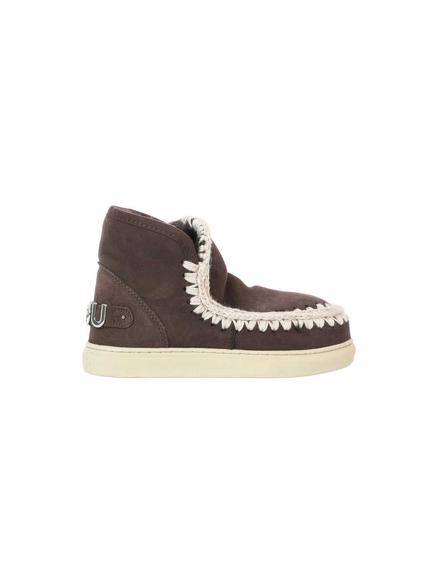 Sneakers marrone mocha con logo rilievo FW111008A MOCHA Mou 