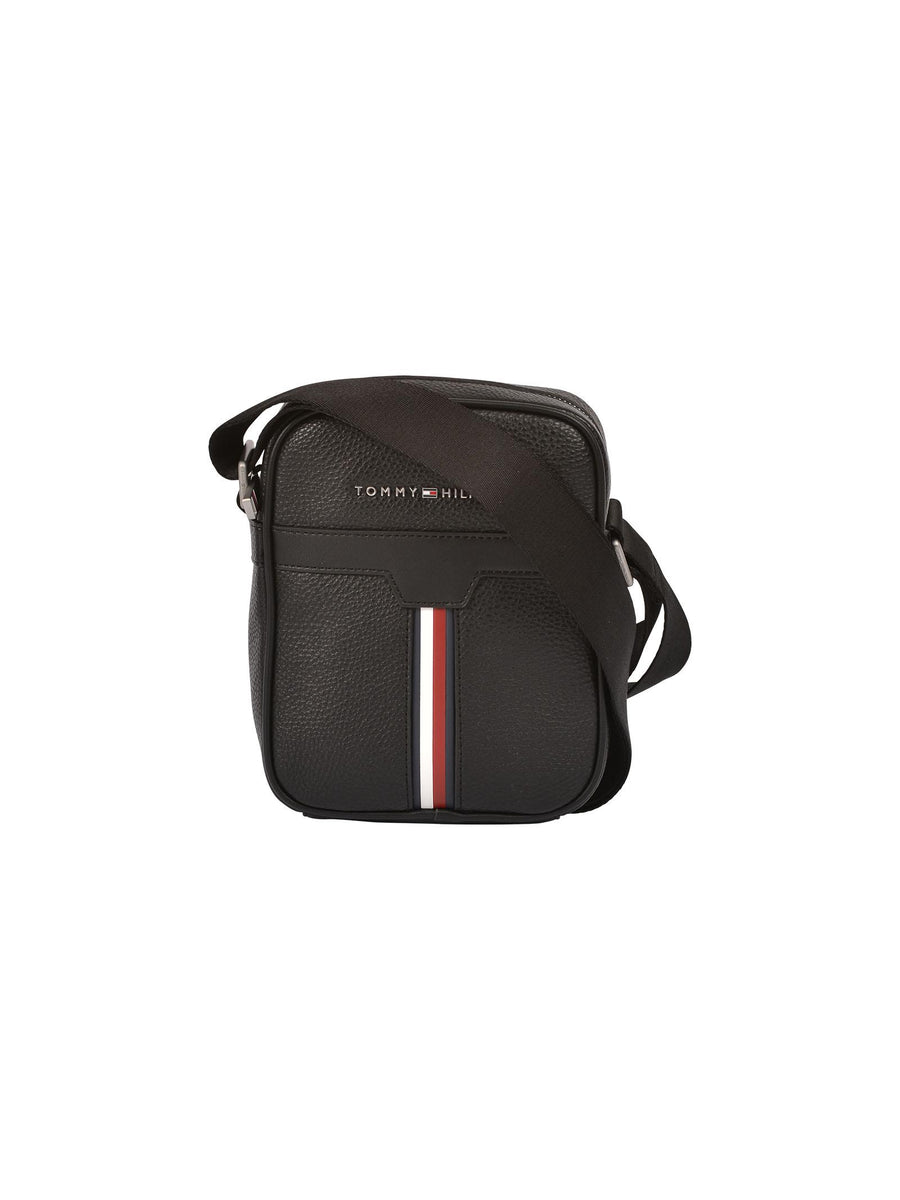 Borsa reporter nera AM0AM08428 BDS Tommy Hilfiger 