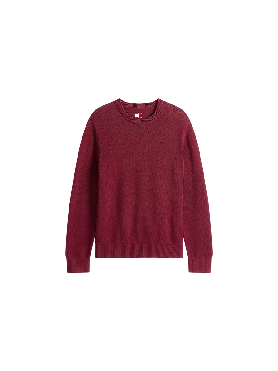 Pullover slim fit Tommy Hilfiger rosso DM0DM21787 XIU Tommy Hilfiger 