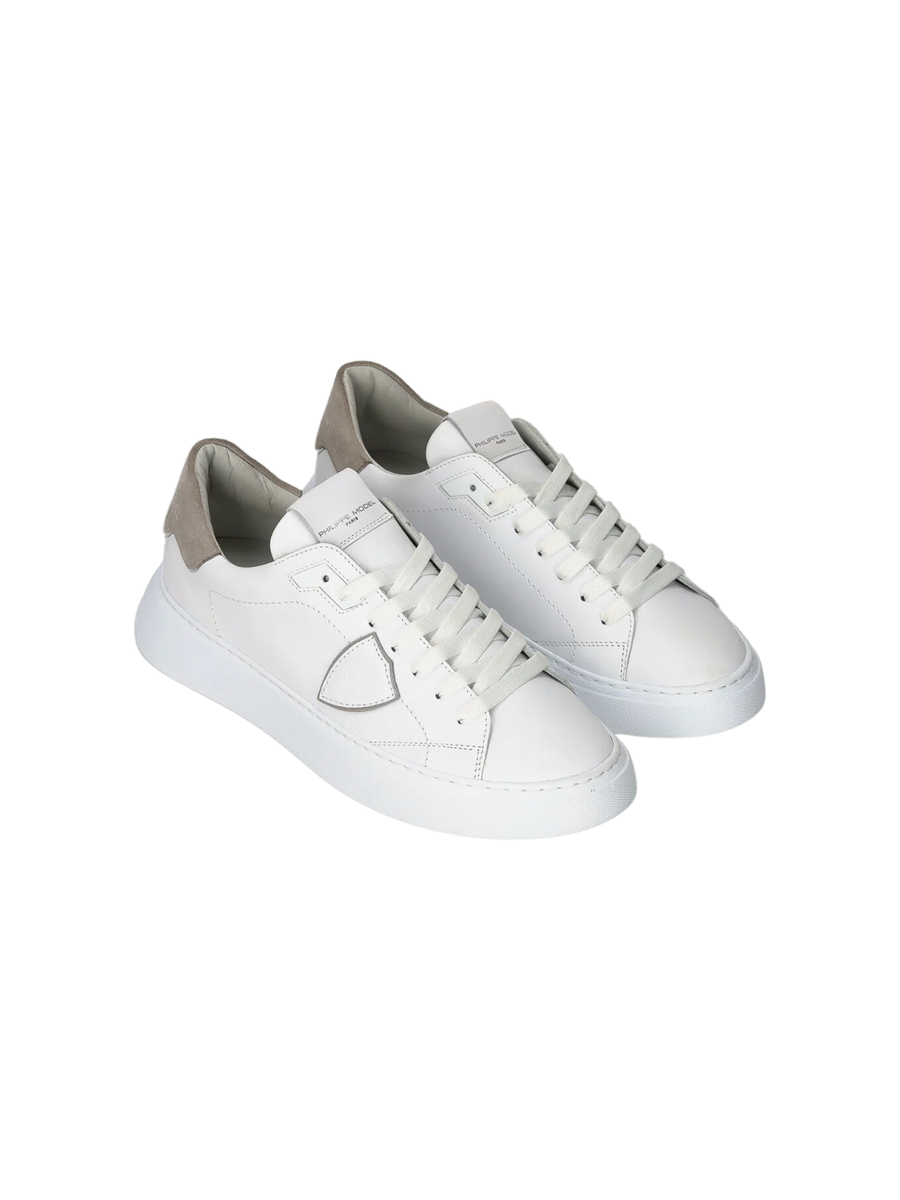 Sneaker Temple Philippe Model bianca e grigio BTLU VD21 Philippe Model 