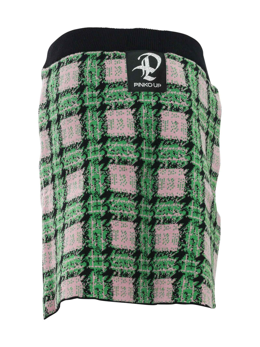 Gonna jacquard rosa 031878 200 Pinko 