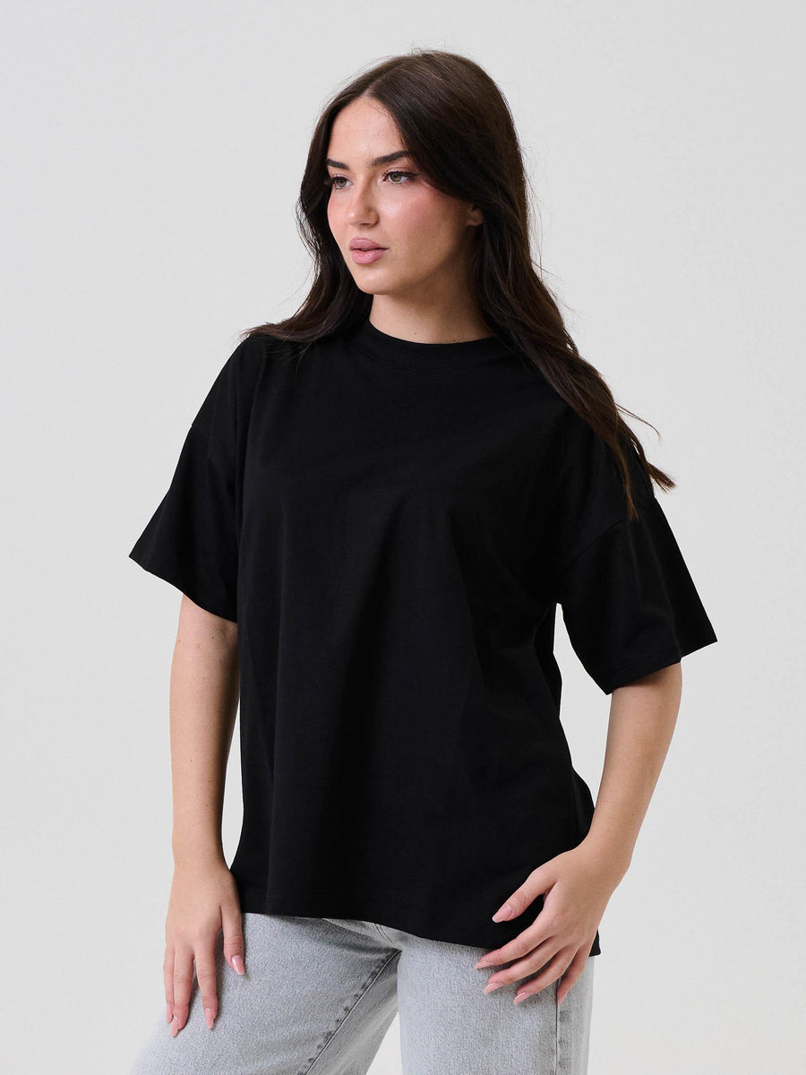 T-Shirt oversize Vicolo nera UF0064 NERO Vicolo 