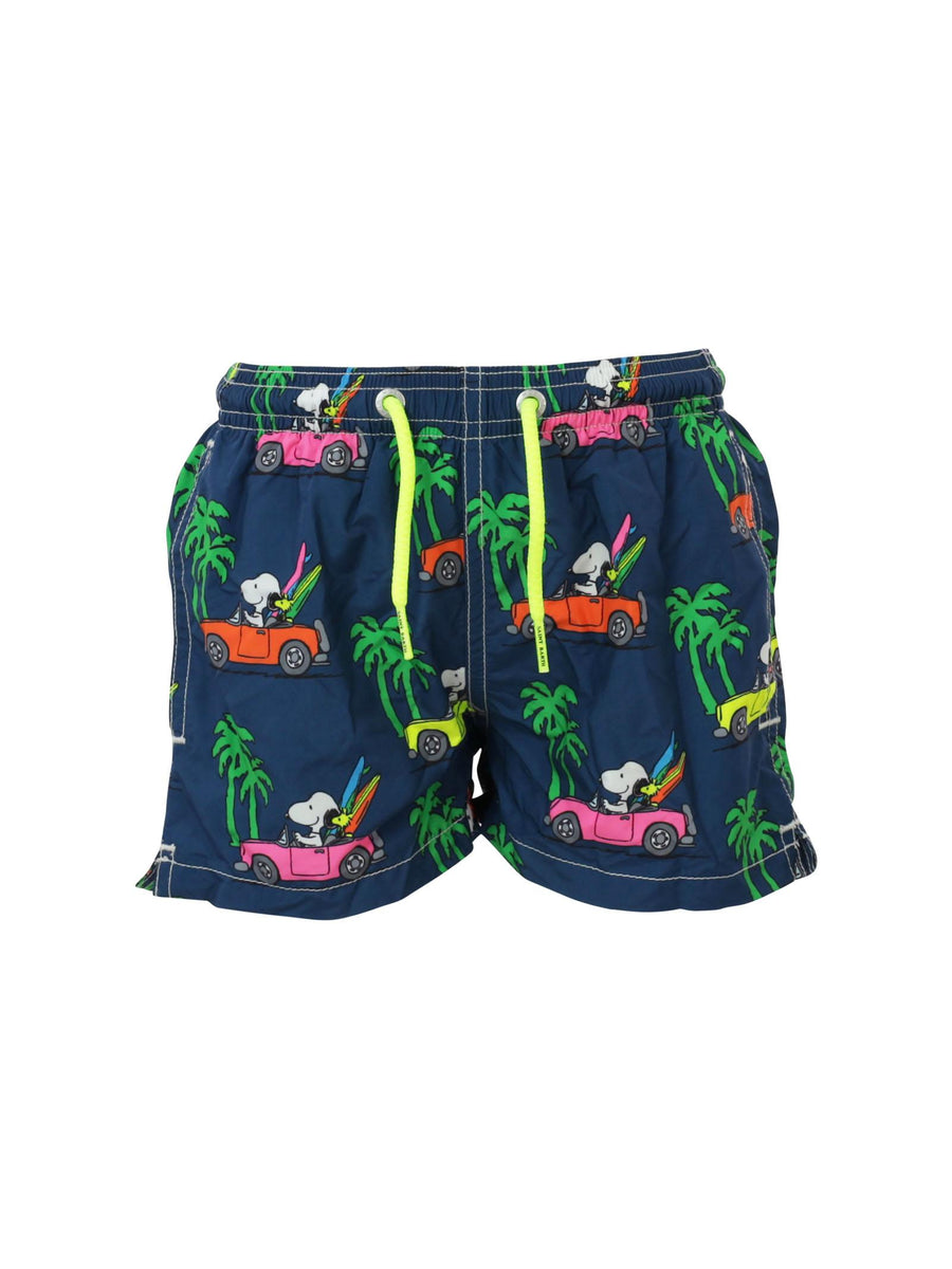 Costume shorts blu Snoopy car JEA0004 00162D MC2 SAINT BARTH 