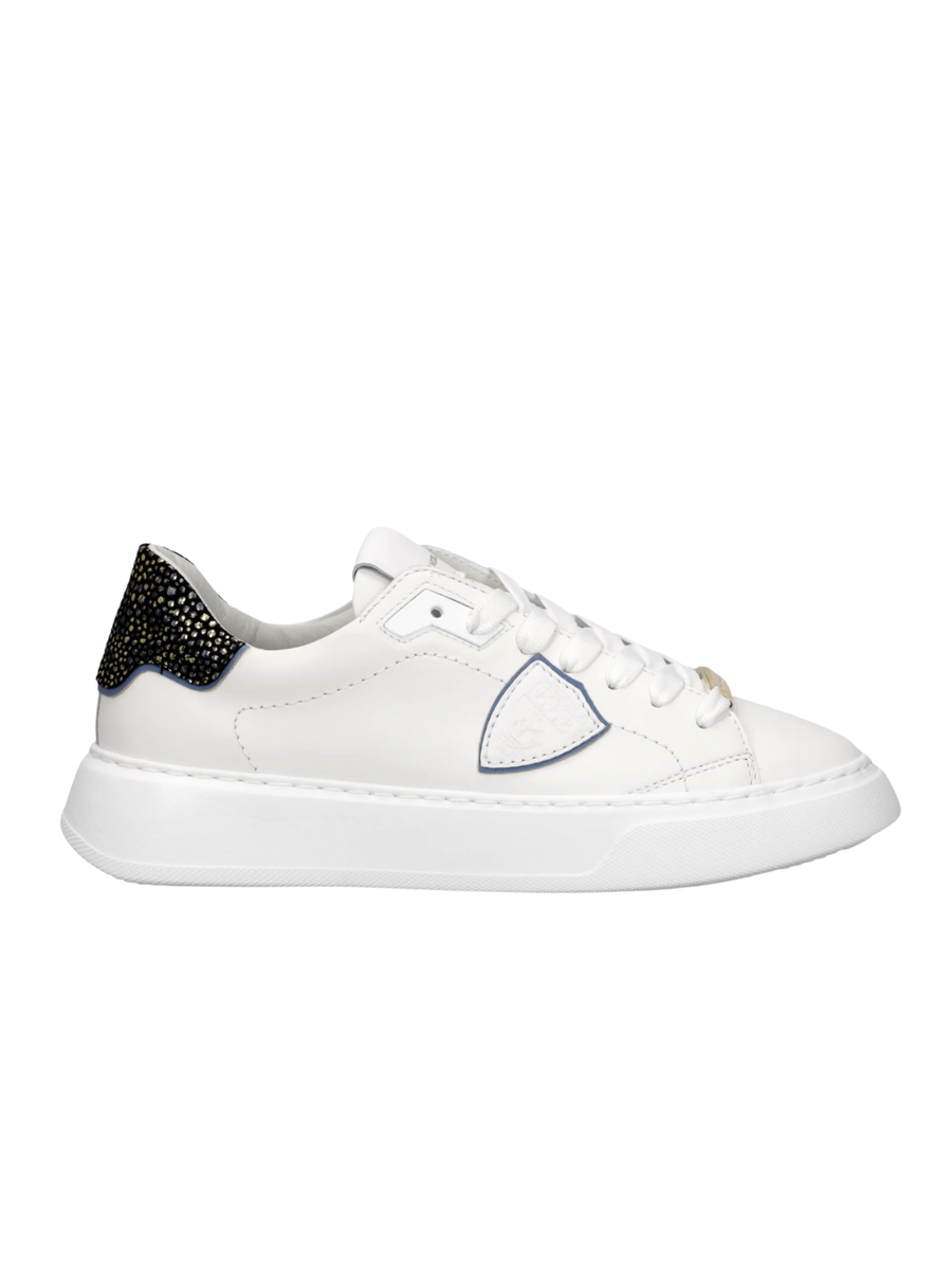 Sneakers temple Philippe Model bianche con strass BTLD VML2 Philippe Model 