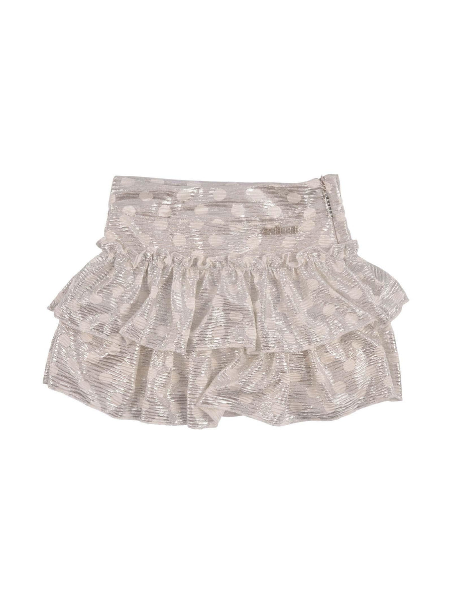 Mini gonna argento a pois G0014 OFFWHI Gaelle 