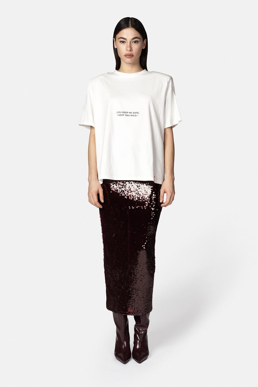 T-Shirt "pola" TwentyFourhaitch bianca oversize POLA BIANCO TwentyFourhaitch 