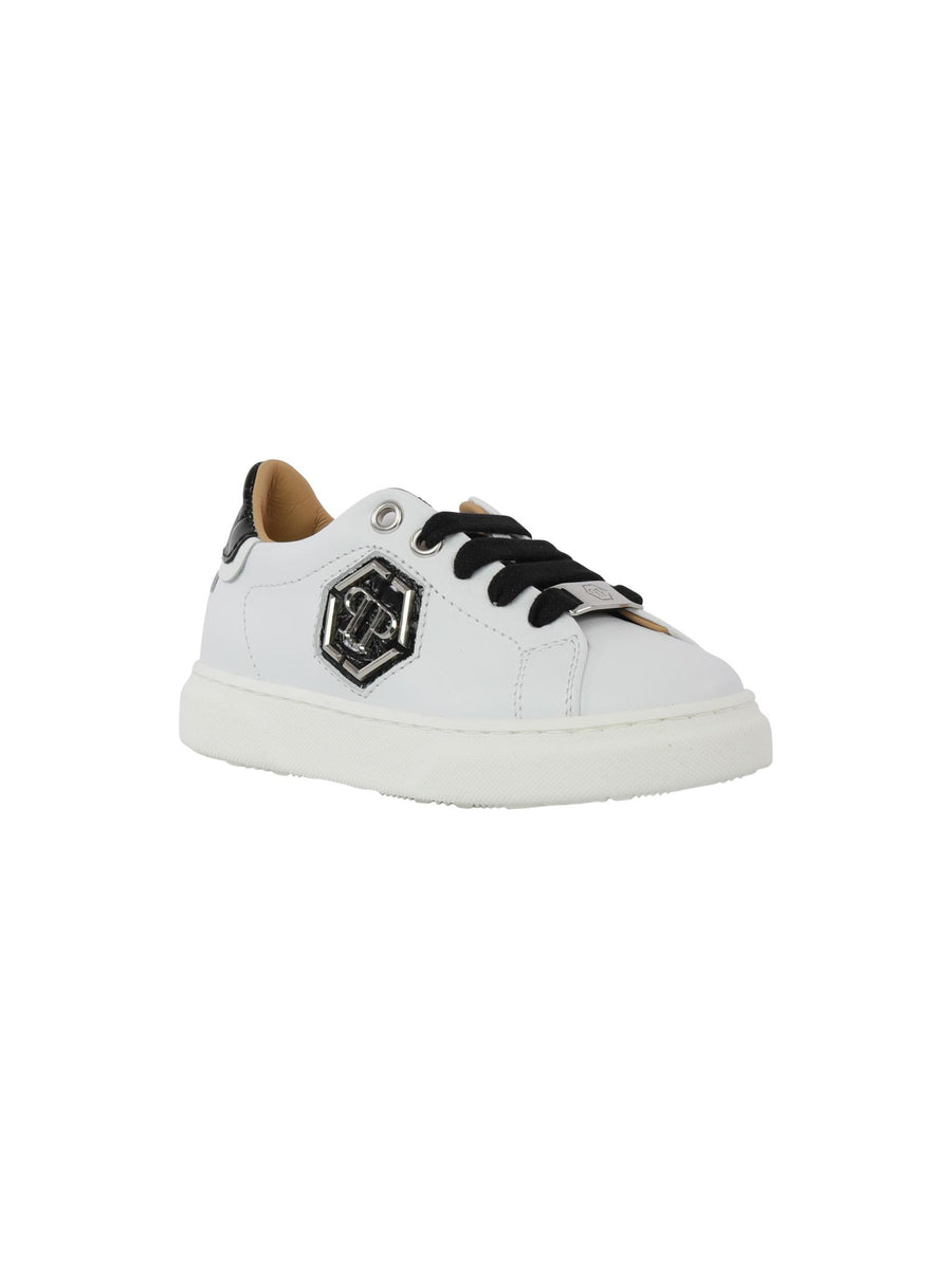 Sneakers bianca e nera cocco 72867 01 Philipp Plein 