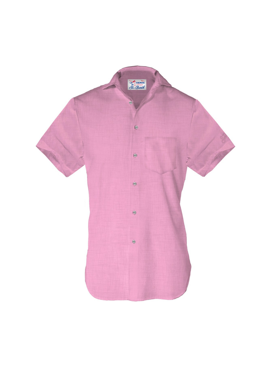 Camicia Saint Barth rosa SIF0002 00328H MC2 SAINT BARTH 