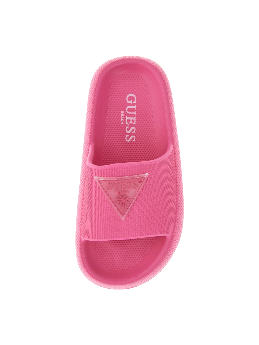 Ciabatte Guess rosa fucsia con logo su fascia H5GZ03WG5X0 F6EN Guess 