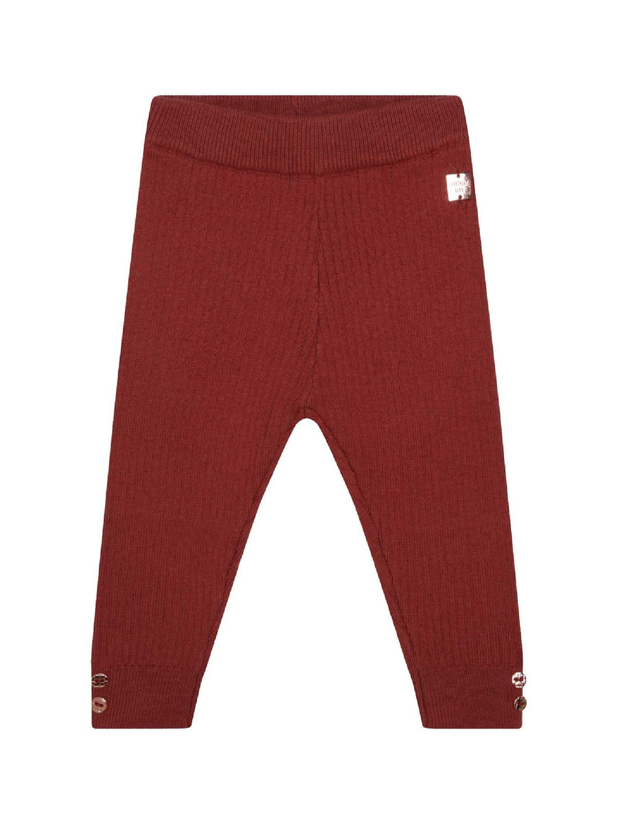 Leggings ruggine a costine Y04166 364 Carrement Beau 