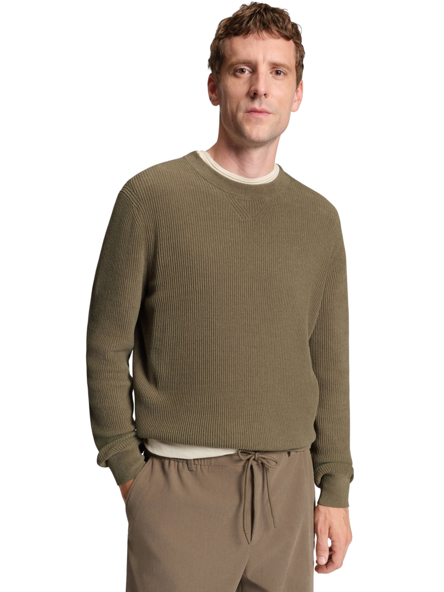 Maglione Boss verde oliva 50549989 245 Boss 