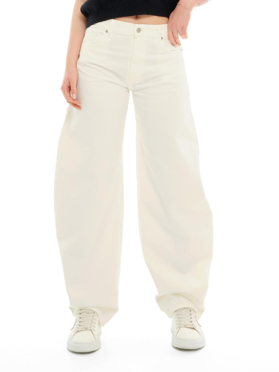 Jeans "denise" Vicolo bianco ampio DD5146 BIA Vicolo 