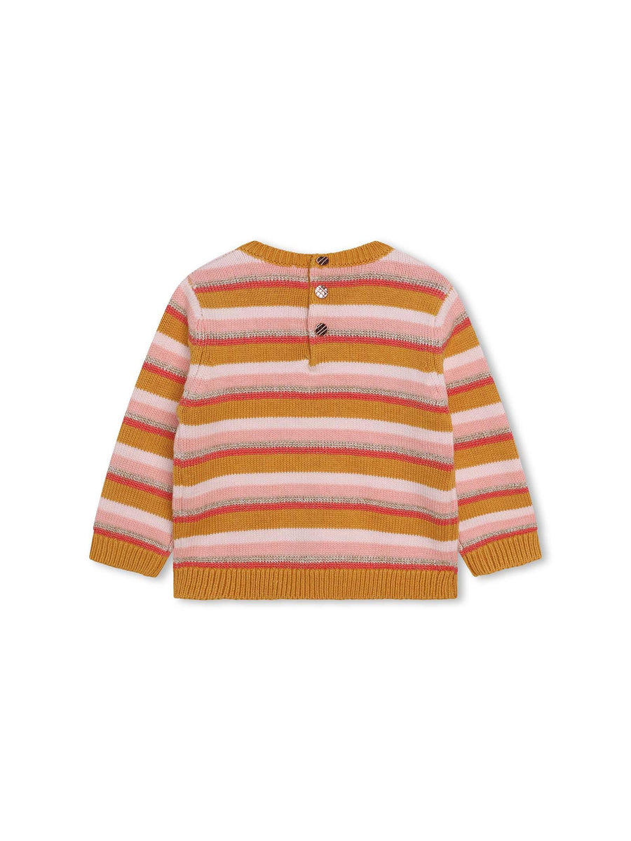 Maglioncino a strisce con glitter Y05285 Z41 Carrement Beau 