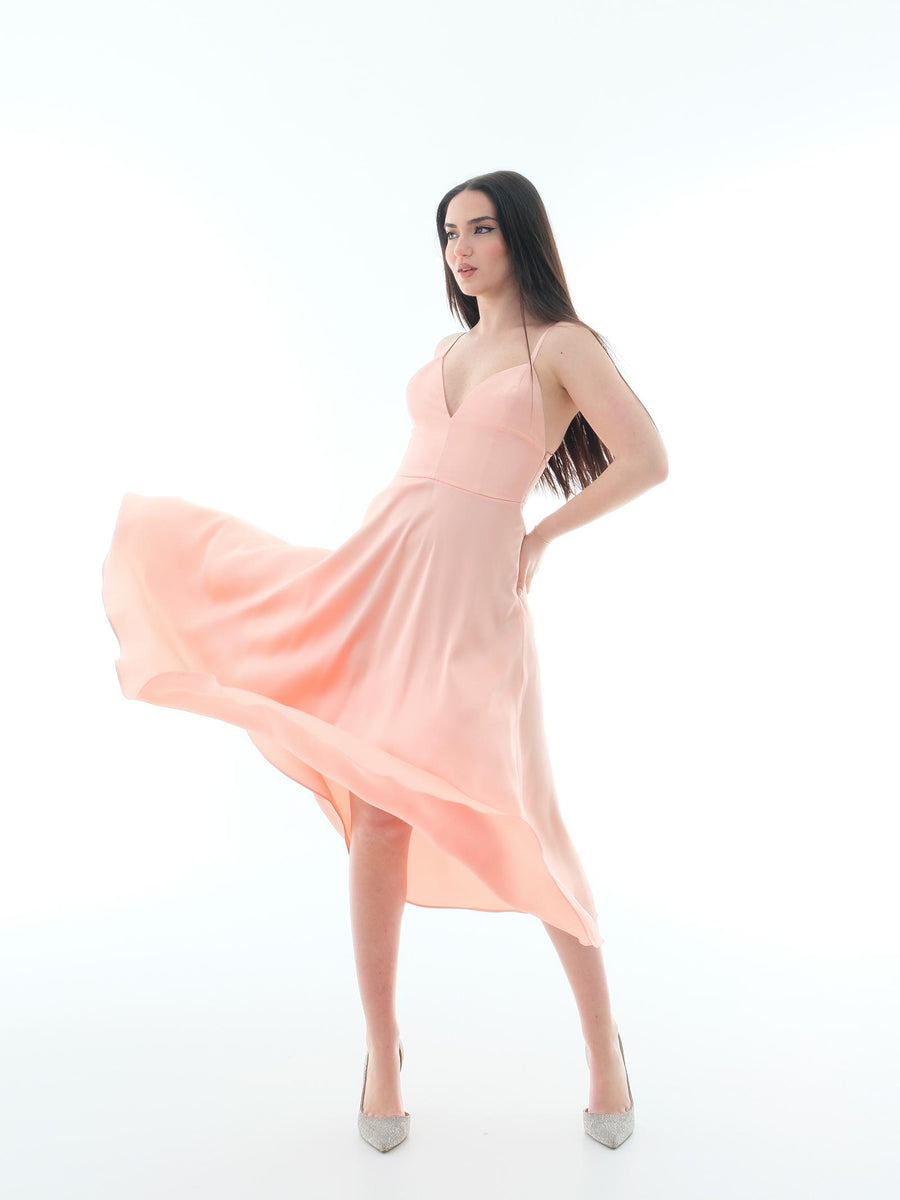 Abito "Vyvian" Silence Limited rosa satinato ABF10 PEACHROSE Silence Limited 