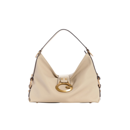Borsa a spalla Guess beige con chiusura a maxi fibbia "G" HWBB9308180 BON Guess 