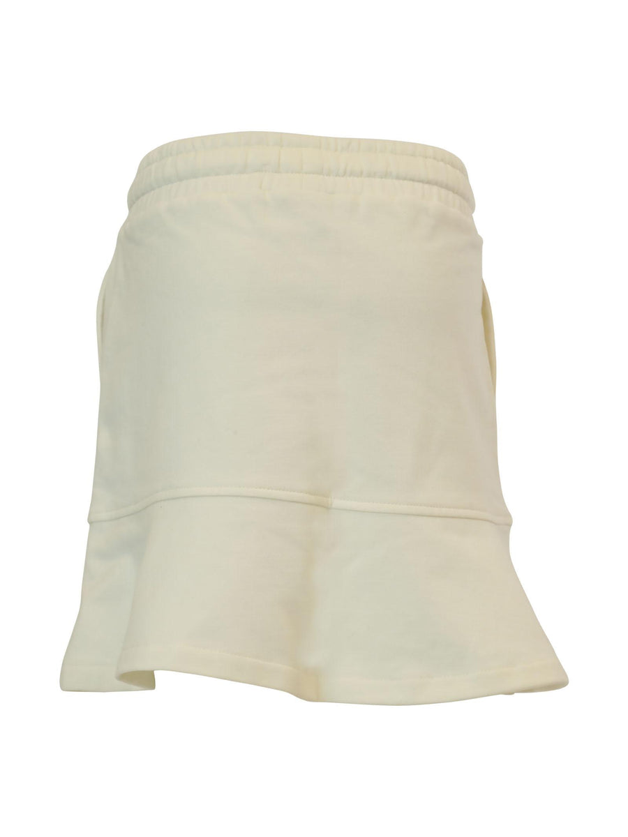 Gonna bianca con volant HDJ02ALDA26 10063 Moschino 