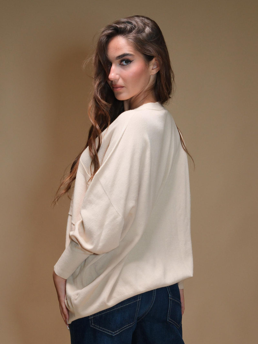 Maglione Armoire over con taschino mandorla IR3224 ALMOND Armoire 