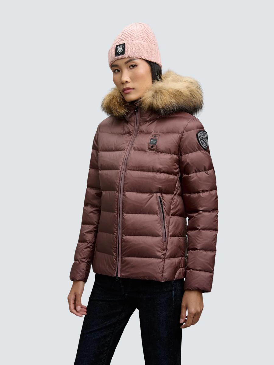 Giubbino a righe "Arcadia" Blauer rosso BLDC03099 50ALT Blauer 