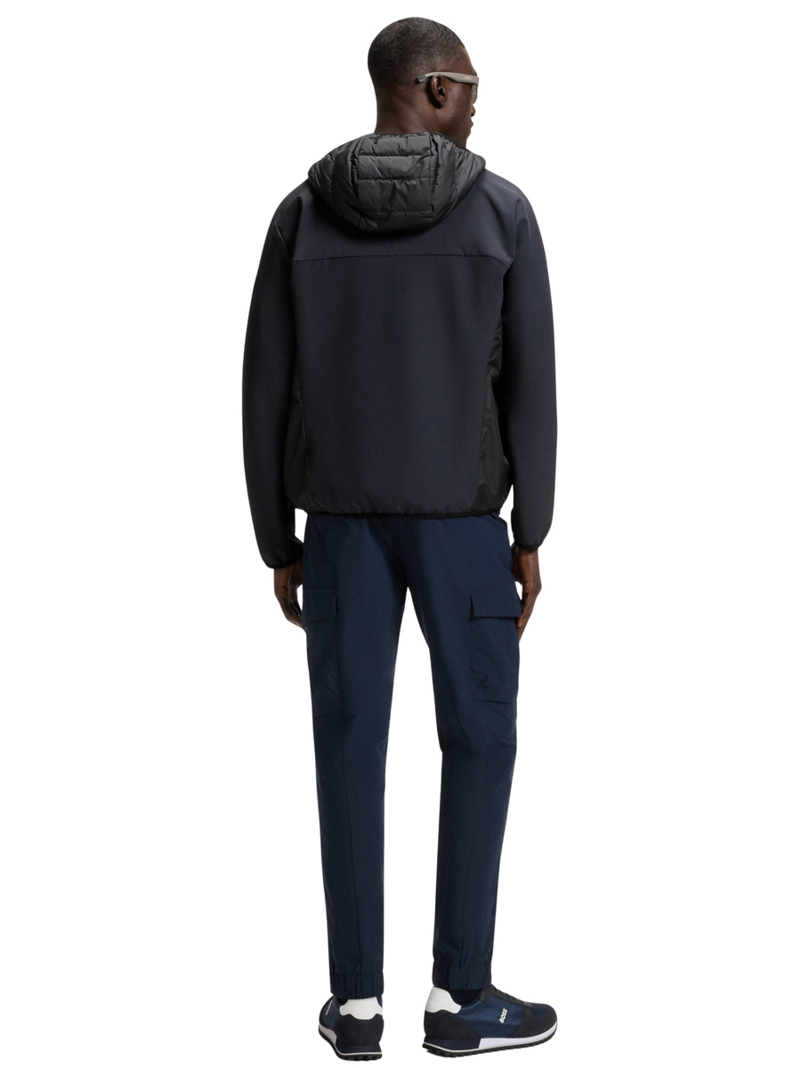 Giubbino Boss blu navy con inserti trapuntati 50541032 402 Boss 